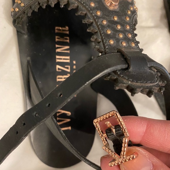 Ivy Kirzhner Leather Sandals New Never Worn - Picture 8 of 8